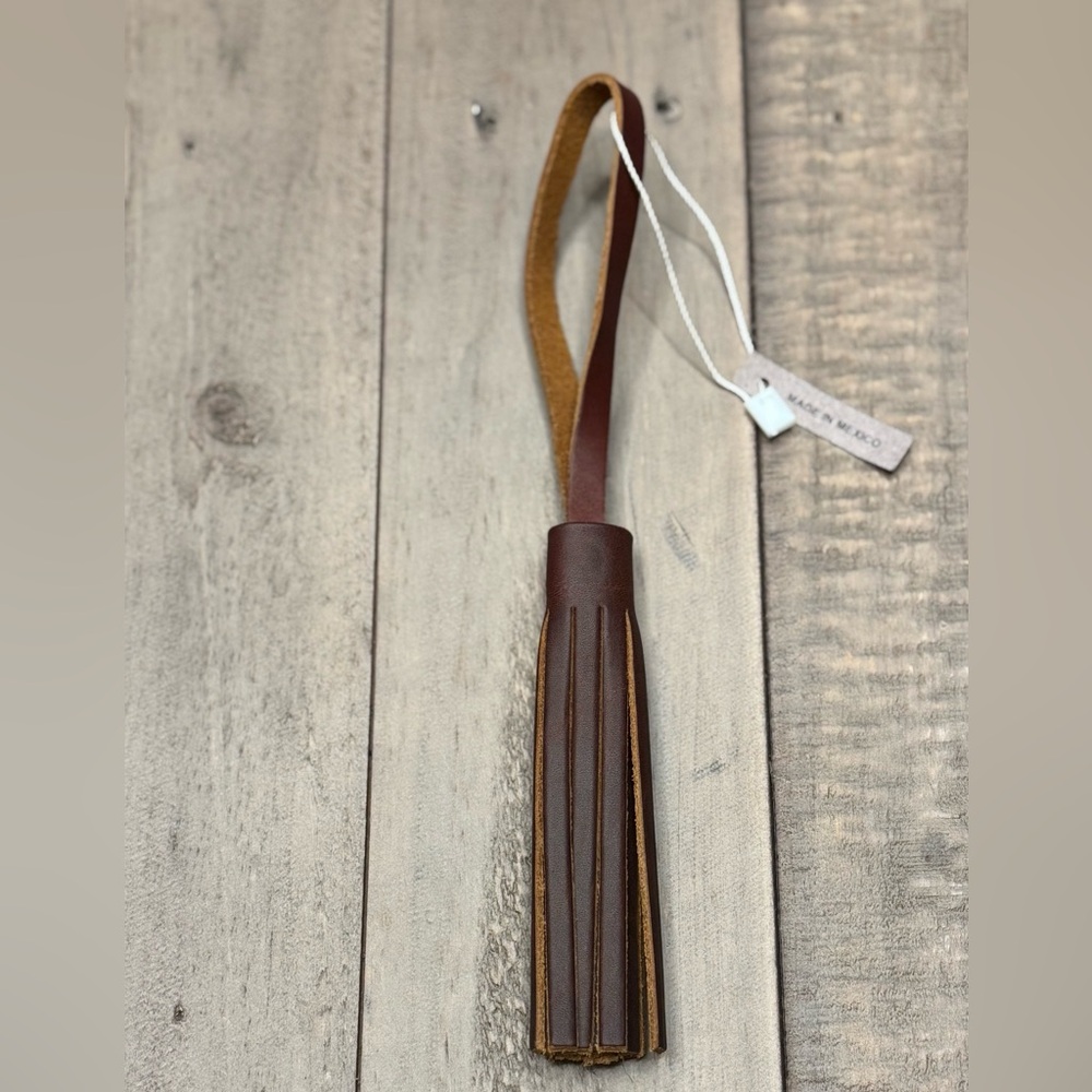 Portland Leather Goods Tassel Cognac Classic New